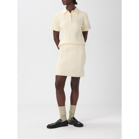 Jw Anderson Polo Shirt Woman Ecru